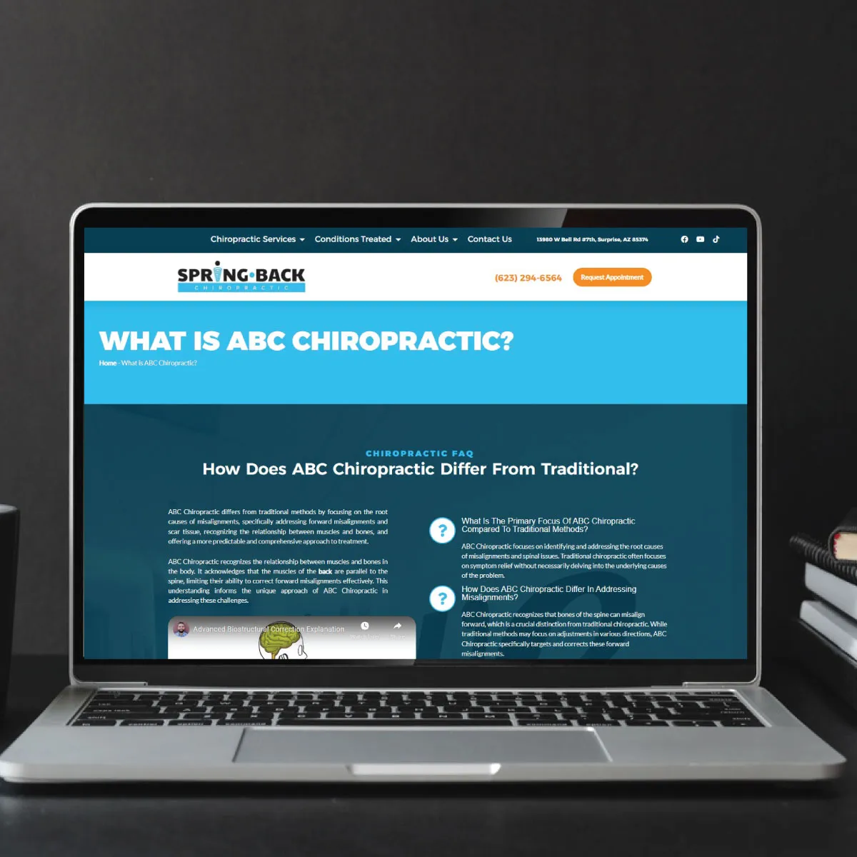Chiropractic Website Design & Development Services